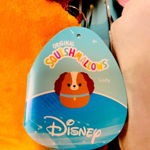 Disney Lady &The Tramp 8” Squishmallow Pair - Picture 4 of 4